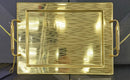 Phoenix Golden Serving Trays In Diverse Patterns