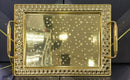 Phoenix Golden Serving Trays In Diverse Patterns