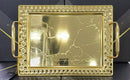 Phoenix Golden Serving Trays In Diverse Patterns