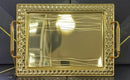 Phoenix Golden Serving Trays In Diverse Patterns