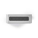 Nedis Bluetooth Speaker Metal Crafted Design Aluminium Silver SPBT1002AL-Casavanti