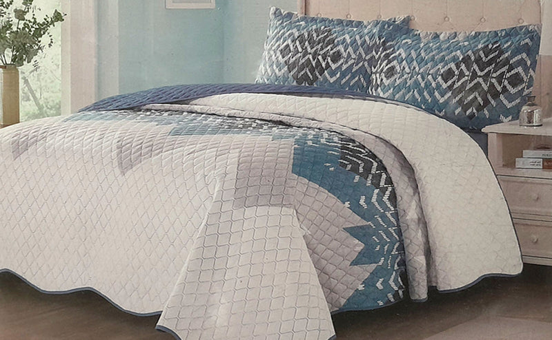 Valentini King Summer Bedspread Set of 3 Pcs (By Cannon)