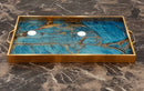 C.S. Aluminum Tray - Ocean Abstract