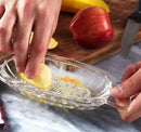 AK Glass Apple Grater & Fruit Puree Dish