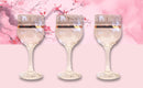 Dimlaj Glass Stemware set Deya Gold Silver/3PCS