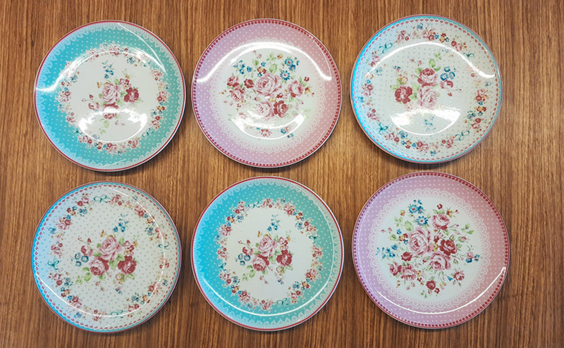 Contesse Mary's Garden Serving Plate 20cm 6 Pcs