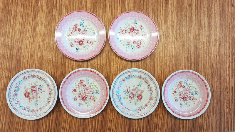 Contesse Mary's Garden 6 Pcs Serving Plate 15cm