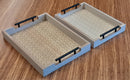 Wooden Serving Trays - 2 Pcs - HAZ