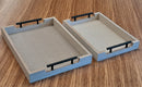 Wooden Serving Trays - 2 Pcs - HAZ