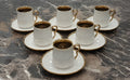 C.S. Coffee Cups & Saucers