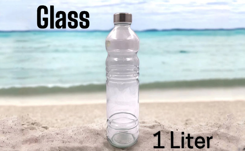 HOCA Glass Bottle 1L with SS Cover