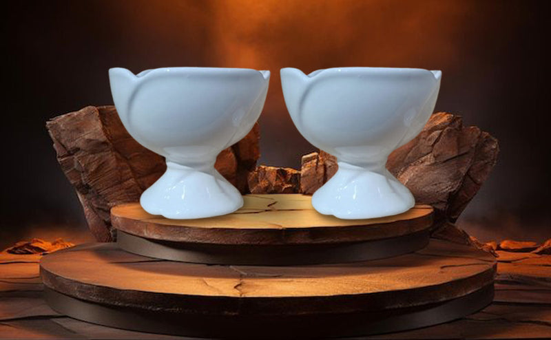 CVH - CVH-9056 Porcelain Dessert/ Serving Bowls – Set of 2 (Hot Deals promotion)