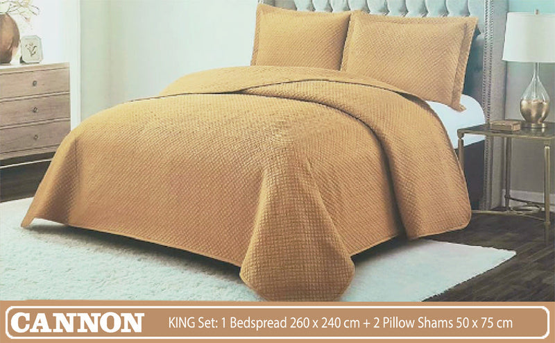 Cannon 2 Pcs SINGLE Bedspread Set