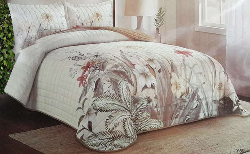 Valentini DIGITAL PRINTED MICROFIBER (180GSM) TWIN (Single) Bedding Set 2 PCS