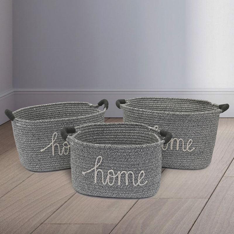 Cannon Cotton Rope Baskets 3 Pcs