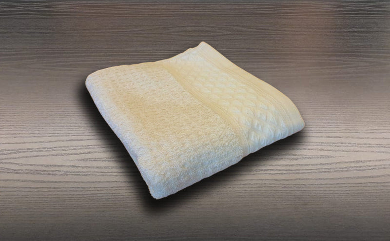 CANNON TOWEL 41 X 66 cm SOLID JACQUARD LOW TWIST ECO MELANGE (600 GSM)