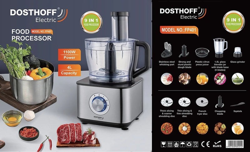 Dosthoff 9 in 1 Food Processor