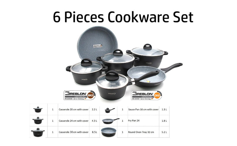 Dosthoff 6 Pieces Cookware Set