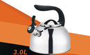 Dosthoff Space Metallic SS 18/10 Whistling Kettle 3.0 L