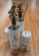 Turkomaz Set for Oil/ Vinegar &amp; Salt/ Pepper - HAZ