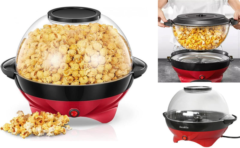 Decakila 800W Popcorn Machine With Bowl