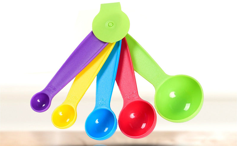 Decakila Plastic Measuring Spoon 5 Sizes