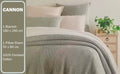 CANNON Summer Blanket of 2 Pcs - SINGLE (Twin)