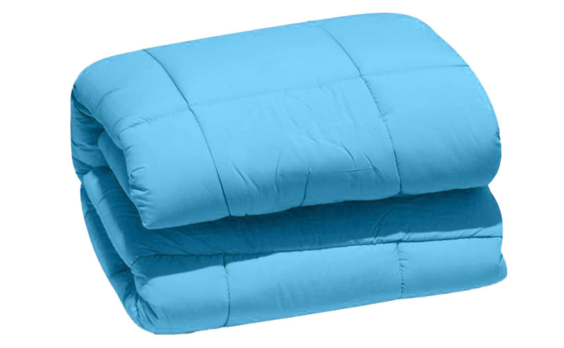 COMFORTER SINGLE PLAIN 100% COTTON