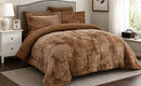 ZAK Twin Comforter Set 4 Pieces, Brown