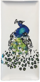 Papart Rectangular Plate - Peacock (1 Piece)