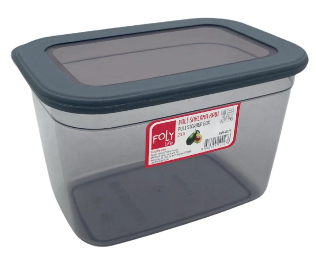 Foly Food Storage Box with Silicon Rim Cover