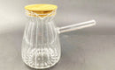 HOCA Borosilicate Glass Coffee Pot Wooden Cover
