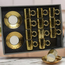 HAZ - Tree golden print coffee set 12pcs (HOT DEALS Promotion)