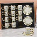 HAZ - Tree golden print coffee set 12pcs (HOT DEALS Promotion)