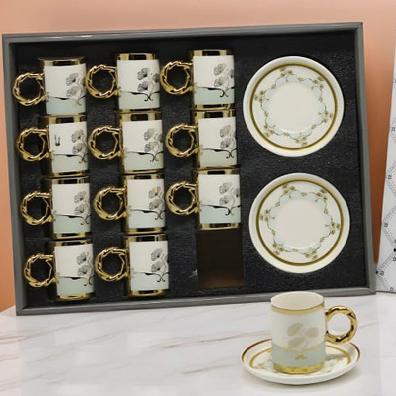 HAZ - Tree golden print coffee set 12pcs (HOT DEALS Promotion)