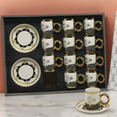 HAZ - Tree golden print coffee set 12pcs (HOT DEALS Promotion)