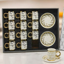 HAZ - Tree golden print coffee set 12pcs (HOT DEALS Promotion)