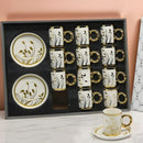 HAZ - Tree golden print coffee set 12pcs (HOT DEALS Promotion)