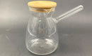 HOCA Borosilicate Glass Coffee Pot wooden cover