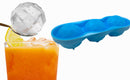 HOCA Silicone Spherical Ice Ball Mold 3 Cavities