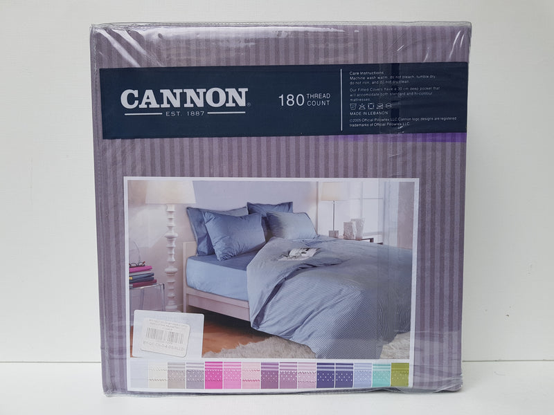 Cannon Quilt Bed Cover Set Double (4pcs) New Lilac-Casavanti