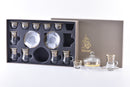 Dimlaj Glass Tea & Coffee Set 20pcs Duja Gold Decor 43484-Casavanti