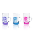 Dimlaj Glass Tea Tumbler W/Handle Tea Set Orchid Oragnic /6PCS 43514-Casavanti