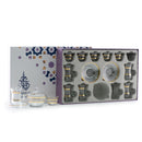 Dimlaj Glass Coffee & Tea Set 20pcs Lulu Gold 46858-Casavanti