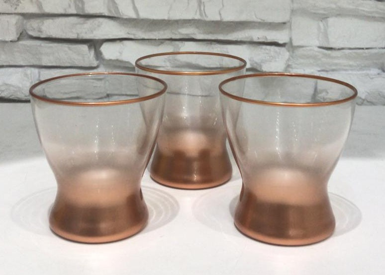 Sigma Rose Gold Ice Cream Glass Cups