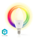 Nedis WiFi Smart LED Bulb | Full Colour and Warm White | E14 WIFILC10WTE14-Casavanti
