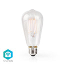 Nedis Wi-Fi Smart LED Filament Bulb | E27 | ST64 | 5 W | 500 lm WIFILF10WTST64-Casavanti