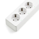 Nedis Wi-Fi Smart Extension Socket | 3x Schuko Type F | 4x USB | 16 A WIFIP310FWT-Casavanti