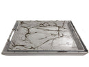 Phoenix Tray Set White Marble