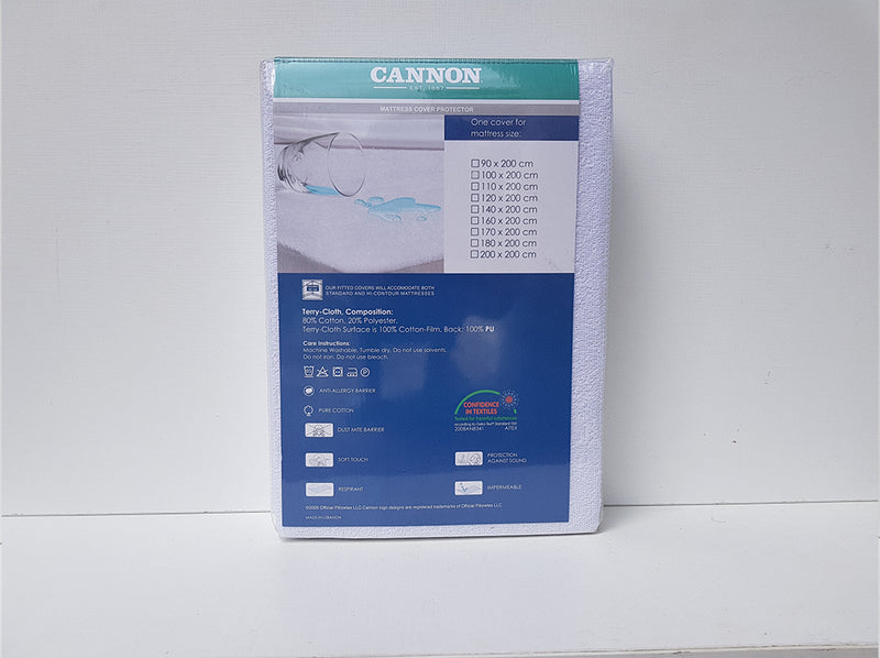 Cannon Mattress Protector 100X200CM PU-Casavanti